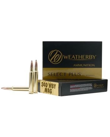 Weatherby H340225IL Select Plus340 Wthby Mag 225 gr Hornady Interlock 20 Per Box/ 10 Case