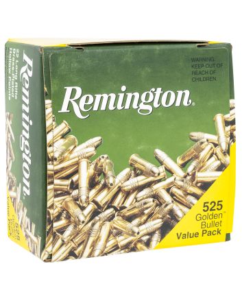 Remington Ammunition 21250 Golden Bullet Value Pack 22LR 36 gr Hollow Point 525 Per Box/12 Case