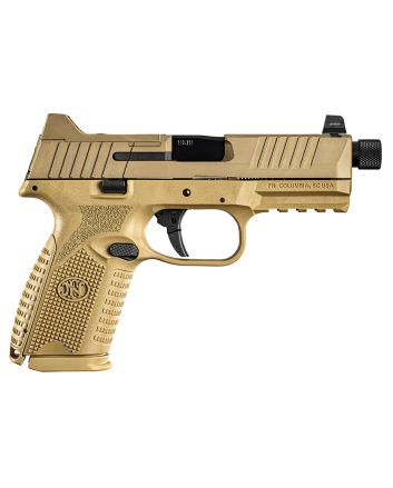 FN 66100745 509 Midsize Tactical 9mm Luger 4.50" Threaded Barrel 15+1 Or 24+1, Flat Dark Earth Polymer Frame With Mounting Rail, Optic Cut FDE Stainless Steel Slide, No Manual Safety, Optics Ready