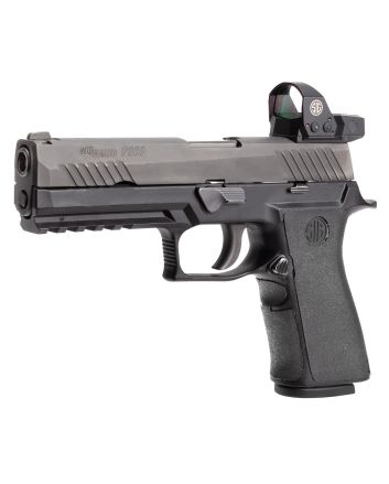Hogue 17680 Wrapter Adhesive Grip made of Rubber with Black Finish &amp; Grain Texture for Sig P320 Full Size with Medium X Series Module