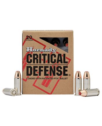 Hornady 90050 Critical Defense30SuperCarry 100gr Hornady Flex Tip eXpanding 20 Per Box/10 Case