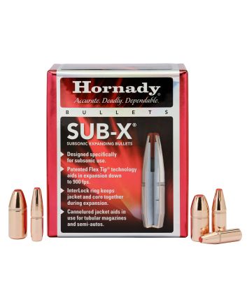 Hornady 45031 Sub-X45 Cal 395 gr Subsonic eXpanding 50 Per Box/ 15 Case