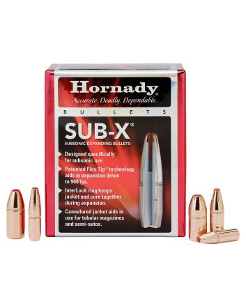Hornady 45052 Sub-X45 Cal 410 gr Subsonic eXpanding 50 Per Box/ 15 Case