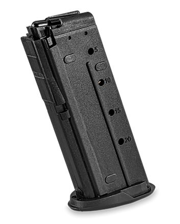 FN 20100682 Five-seveN20rd 5.7x28mm Fit FN Five-seveN MRD Black Polymer