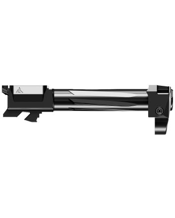 Radian Weapons G19G5ILRN Ramjet + Afterburner Combo9mm Luger, Compatible w/Glock 19 Gen5, Black Stainless Steel Fluted Barrel
