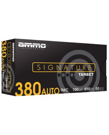 Ammo Inc 380100TMCA50 Signature380ACP 100gr Total Metal Case 50 Per Box/20 Case