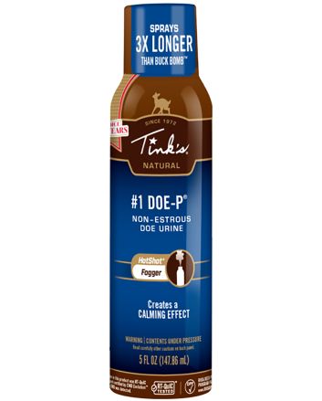 Tinks W5501 #1 Doe-P Non-Estrous Fogger Deer Attractant Doe Urine Scent 5 oz Aerosol