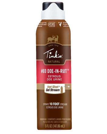 Tinks W6260 #69 Hot Shot Deer Attractant Doe In Estrus Scent Gel 5 oz Gel Stream