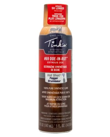Tinks W5271 BL #69 Fogger Deer Attractant Doe In Estrus Scent 5 oz Aerosol