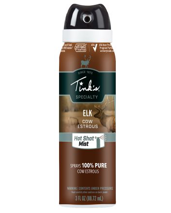 Tinks W5330 Hot Shot Mist Attractant Elk Cow in Estrous Scent 3 oz Aerosol
