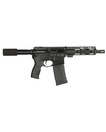 Bersa BAR15PBM BAR155.56x45mm NATO 30+1 7.50" Barrel, A2 Flash Hider, Black Bruniton Finish, Buffer Tube Stock, M-LOK Handguard, MFT Grip, Manual Safety