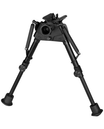 Harris Bipods S-BR2 Swivel BR Swivel Stud, 6-9", Self Leveling Legs, Rubber Feet