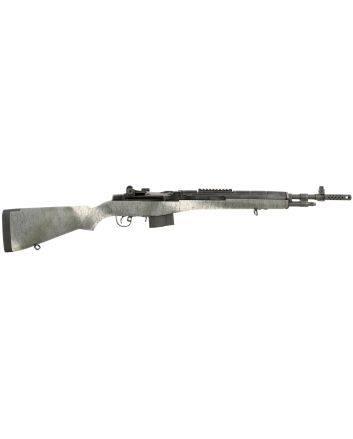 Springfield Armory AA9112 M1A Scout Squad Sports South Exclusive 308 Win 10+1 18" Black Cerakote Steel Barrel, Picatinny Rail Steel Receiver, Fixed GB Black Speckled Synthetic Stock