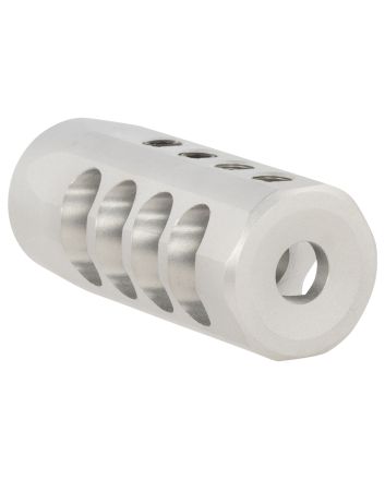 Christensen Arms 8100001701 Side-BaffleNatural Titanium, 5/8"-24 tpi Threads, 30 Cal (.920" D Bull barrel)