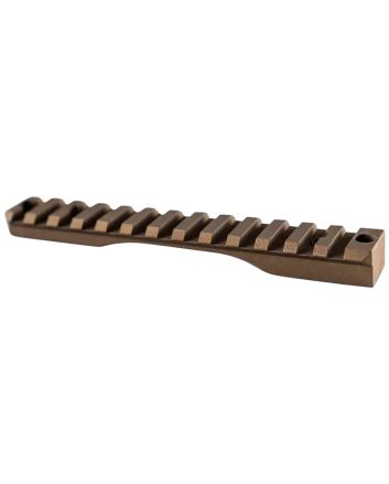 Christensen Arms 8100001204 Scope BaseBurnt Bronze Cerakote Aluminum Fits Remington 700 Short Action 0 MOA