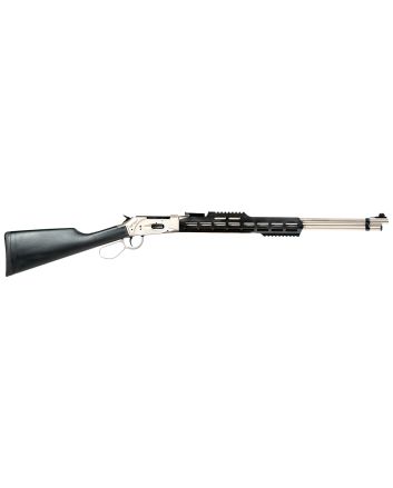 Gforce Arms GFLVR20SSTAC SaddlehornFull Size 410 Gauge Lever 2.50" 7+1 20" Stainless Steel Barrel, Stainless Aluminum Receiver, Fixed Black Synthetic Stock, Right Hand
