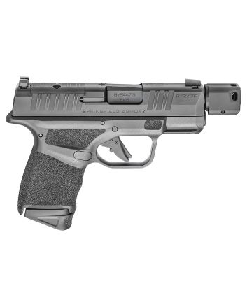 Springfield Armory HC9389BTOSP Hellcat Micro-Compact RDP 9mm Luger 13+1/11+1 3.80" Threaded/Compensated Barrel, Black Polymer Frame w/Picatinny Acc. Rail &amp; Adaptive Grip Texture, Optic Ready Slide