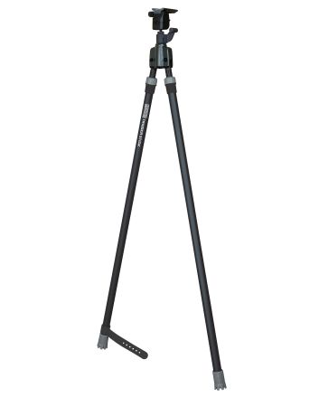 Primos 65827 Trigger StickBipod made of Steel with Black &amp; Gray Finish, QD Swivel Stud Attachment Type &amp; Tall Height (Clam Package)