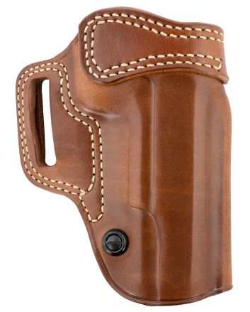 Galco AV212R AvengerOWB Tan Leather Belt Slide Fits 1911 5" w/wo Red Dot Right Hand