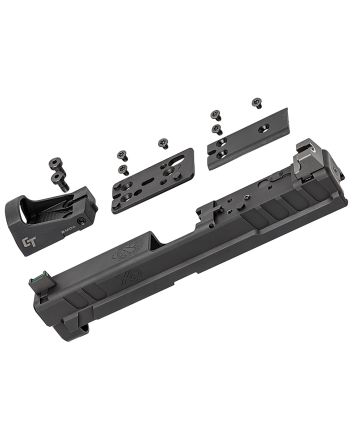 Springfield Armory XD4903 XD OSPFits Springfield XD 9mm Luger, Black Steel, Suppressor Height Night Sights Includes Crimson Trace Red Dot &amp; Cover Plate