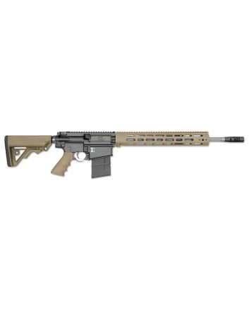 Rock River Arms X308A1751TV1 LAR-8 X-1 308 Win 18" Stainless 20+1, Black Rec, Tan RRA A2 Operator Stock &amp; Hogue Grip, Carrying Case