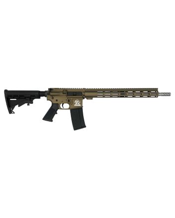 Great Lakes Firearms GL15223SSBRZ AR-15223 Wylde 30+1 16" Stainless Barrel, Bronze Cerakote Receiver, Full Picatinny Rail, Black Collapsible Stock, Polymer Grip