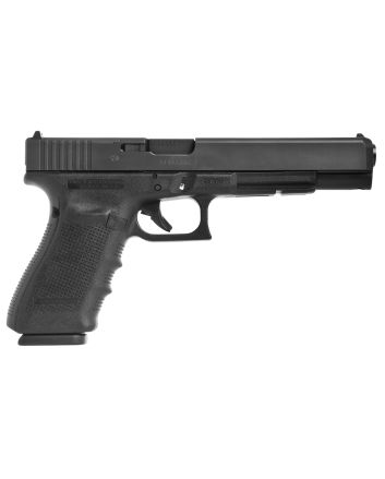 Glock UG4030103MOS G40 Gen4 Competition MOS 10mm Auto 15+1 6.02" Steel Barrel, Matte Black MOS Cut/Serrated Steel Slide, Black Polymer Frame w/Picatinny Rail, Black Interchangeable Backstrap Grip