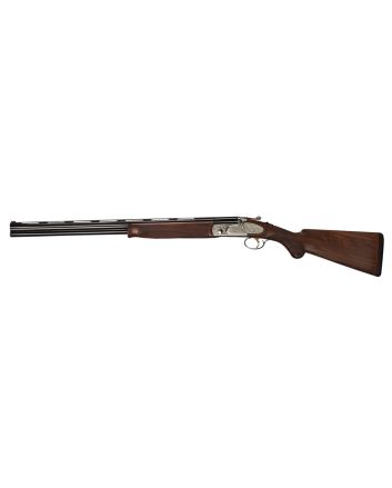 Bettinsoli USA BOLL122822 Overland EELL12 Gauge 3" 2 28" Blued 28" Vent Rib Barrel, Fixed Hand Oiled Turkish Walnut Stock Ambidextrous