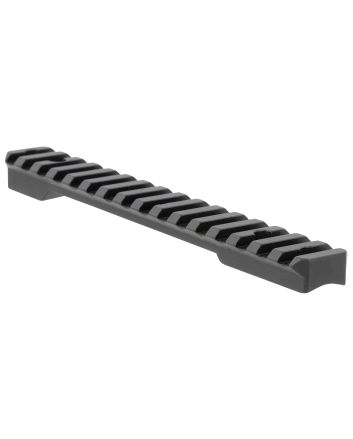 Talley PLM258763 Fierce Picatinny RailBlack Anodized Long Action 20 MOA