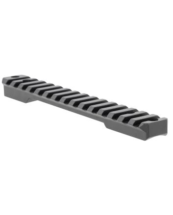 Talley PLM258779 Fierce Rivalry Picatinny RailBlack Anodized Long Action 20 MOA