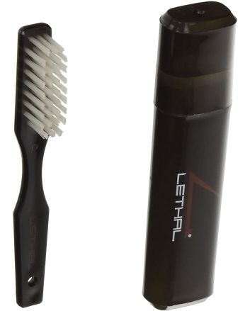 Lethal 9584671 Prepasted Field Toothbrush Black 4.0" Long Includes Carry Case