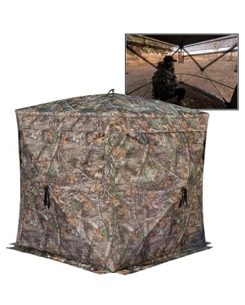Rhino Blinds R180STRTE Rhino 180See Through Realtree Edge 150 Denier/Mesh