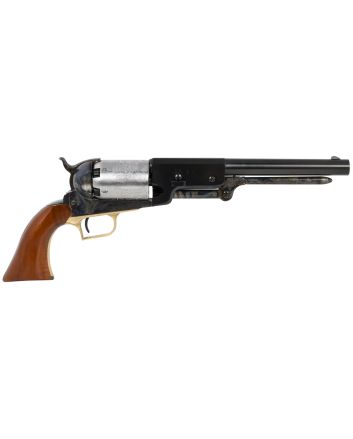 Cimarron CA020COF 1847 Walker 44 Cal 6 Shot 9" Blued Round Steel Barrel, White Engraved Cylinder, Color Case Hardened Steel Frame, Walnut Grip, Exposed Hammer