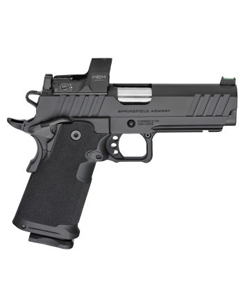 Springfield Armory PH9117AOSD Prodigy9mm Luger 20+1/17+1 4.25" Bull Barrel, Black Cerakote Carbon Steel Frame w/Picatinny Acc. Rail, Black Cerakote Optics Ready Slide, Includes Hex Dragonfly Red Dot
