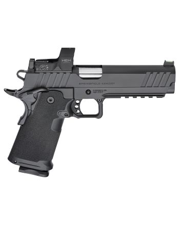 Springfield Armory PH9119AOSD Prodigy9mm Luger 20+1/17+1 5", Black Carbon Steel, Serrated with Optics Cut Slide, Polymer Grip, Fiber Optic Sight, Hex Dragonfly Red Dot