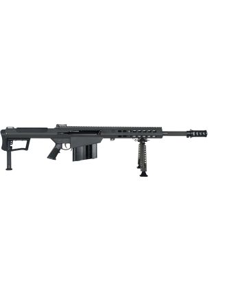 Barrett 18216 M107A150 BMG 10+1 20" Chrome-Lined Fluted Barrel, Four Port Cylindrical Muzzle Brake, Anodized Aluminum Receiver, A2 Polymer Grip, Optics Ready