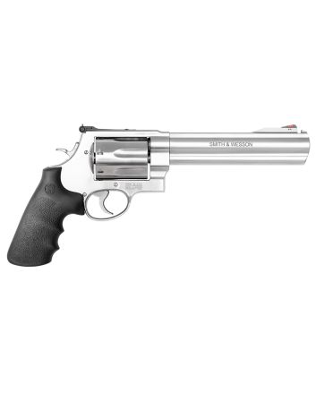 Smith &amp; Wesson 13331 Model 350X-Frame 350 Legend 7 Shot 7.50" Satin Stainless Steel Barrel, Cylinder &amp; Frame, Black Finger Grooved Grip, Internal Lock Safety, Exposed Hammer