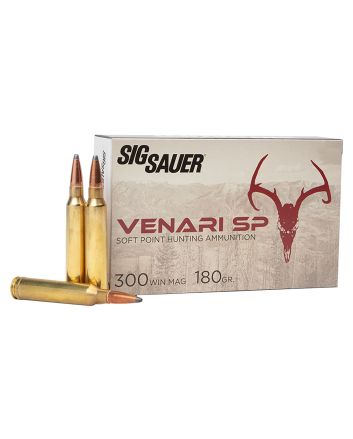 Sig Sauer V300WMSP18020 Venari300WinMag 180gr Soft Point 20 Per Box/10 Case