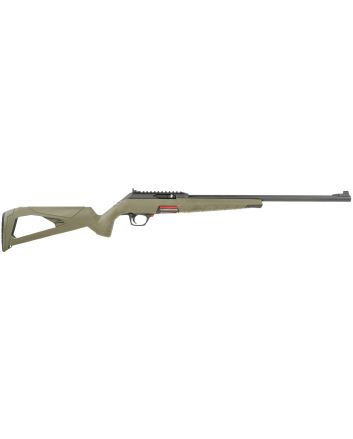 Winchester Repeating Arms 521139102 WildcatFull Size 22 LR 10+1 18" Matte Blued Sporter Barrel, Picatinny Rail Matte Black Polymer Receiver, OD Green Skeletonized Synthetic Stock, Ambidextrous