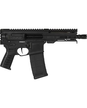 CMMG 30A0E33AB Dissent300 Blackout 30+1 6.50", Black Cerakote Rec, OEM Grip, Picatinny Buffer Adapter, Zeroed Drop-In Single Stage Trigger