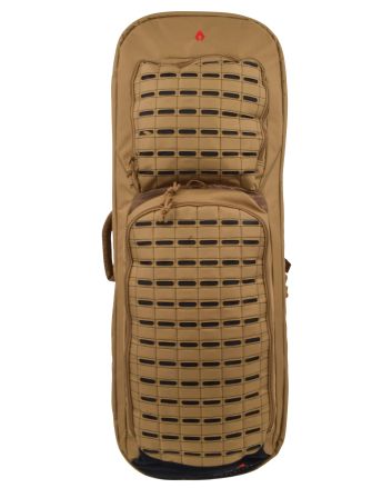 Advance Warrior Solutions FR36RBPBL/GR Frame36" L Backpack with Side Handle, Black Polyester for Tactical Rifle, Molle Front