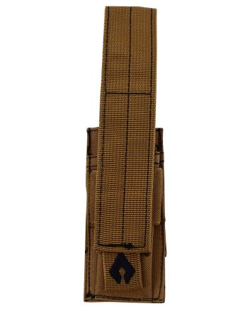 Advance Warrior Solutions PSMPTN Single Mag Pouch Pistol Tan 600D PVC Polyester MOLLE