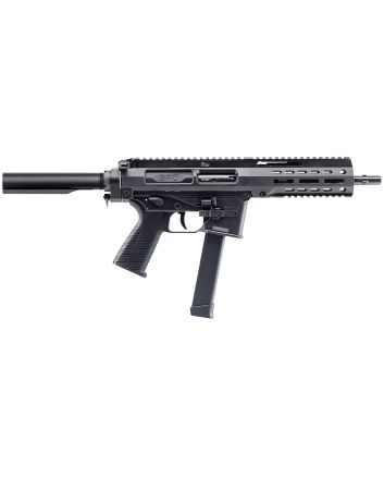 B&amp;T Firearms 500003ABG SPC99mm Luger 33+1 9.10", Black, Buffer Tube Stock, Polymer Grip (Glock Mag Compatible)