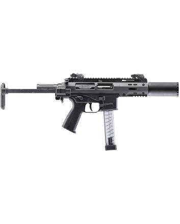 B&amp;T Firearms 500003SDTB SPC9 SD 9mm Luger 33+1 4.50" with RBS Suppressor, Black, Tele Brace Adapter, Polymer Grip (OEM Mag)