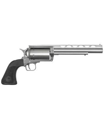 Magnum Research BFR45LC4106 BFRSAO 45 Colt (LC) or 410 Gauge, 7.50" Vent Rib Barrel, 6rd Cylinder, Brushed Stainless Steel, Black Hogue Rubber Grip