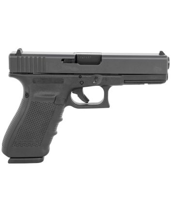 Glock UG2050203 G20 Gen4 Full Size 10mm Auto 15+1, 4.61" Black Steel Barrel, Matte Black Serrated Steel Slide, Black Polymer Frame w/Picatinny Rail, Black Finger Grooved Grip, Ambidextrous, USA Made