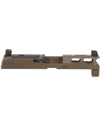 Sig Sauer 8900952 P320Sig P320 9mm Luger PVD Coyote Brown Stainless Steel XRAY3 Suppressor Sights Compatible With ROMEO1 PRO ROMEO2