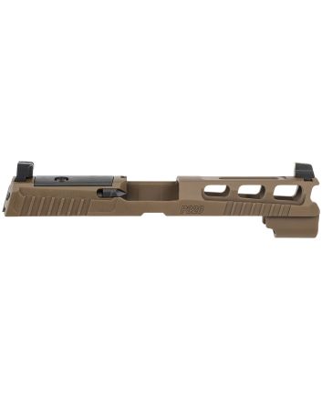 Sig Sauer 8900953 P320Sig P320 9mm Luger PVD Coyote Brown Stainless Steel Optic Ready Slide XRAY3 Suppressor Sights Compatible With ROMEO1 &amp; ROMEO Pro