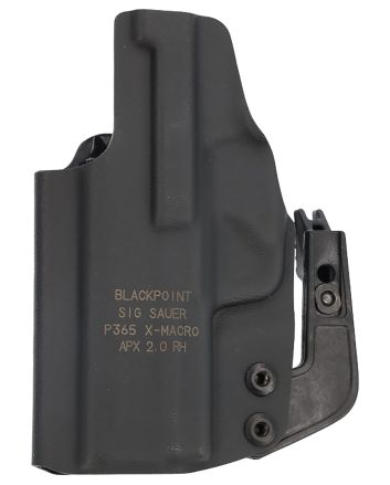 Sig Sauer 8901258 TacticalIWB Black Fits Sig P365-XMACRO Belt Clip Right Hand