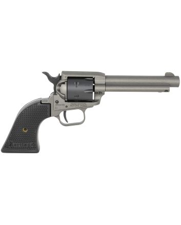 Heritage Mfg RR22C4 Rough Rider22 LR 6 Shot 4.75" Tungsten Gray Cerakote Steel Barrel &amp; Frame, Black Satin Cylinder &amp; Textured Polymer Grips